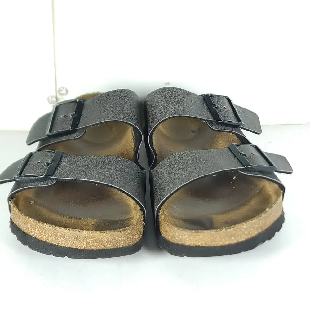 BIRKENSTOCK Arizona Men's EU43 US10 Anthracite Birko-Flor Slide Sandals
